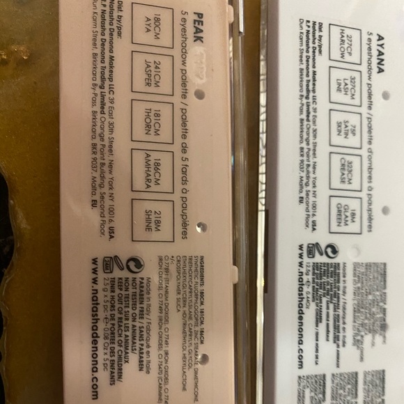 Lot of 2 Natasha Denona eye pallets- Peak & Ayana - Picture 7 of 8